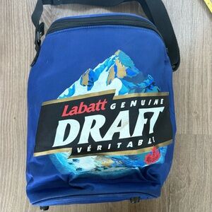 vintage Labatt Genuine Draft promotional cooler bag